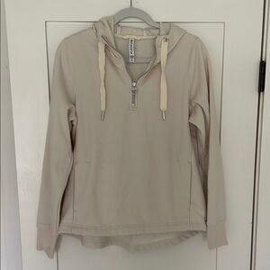 Athleta Cream Hoodie